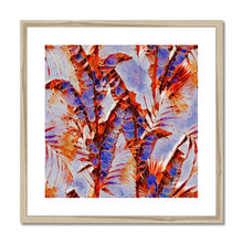 Load image into Gallery viewer, "Blue Ferns" Framed & Mounted Print