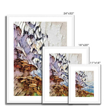 Load image into Gallery viewer, "Wave on Rocks" Framed & Mounted Print