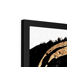 Load image into Gallery viewer, Black Wave Framed Print