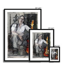 Load image into Gallery viewer, "Maestro" Framed & Mounted Print (Custom Person Artwork Example)