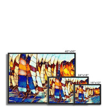 Load image into Gallery viewer, "Sails Meeting" Framed Canvas