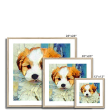 Load image into Gallery viewer, "Jasper" Framed & Mounted Print  (Custom Pet Artwork Example)