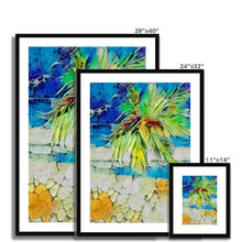 Load image into Gallery viewer, "Palm on Beach IV" Framed & Mounted Print