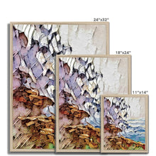 Load image into Gallery viewer, "Wave on Rocks" Framed Print