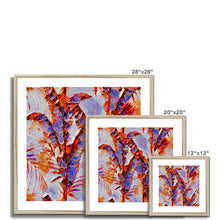 Load image into Gallery viewer, "Blue Ferns" Framed & Mounted Print