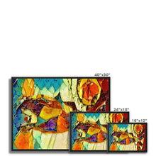 Load image into Gallery viewer, "Sun Fish" Framed Canvas