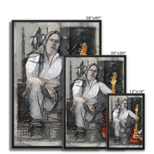 Load image into Gallery viewer, "Maestro" Framed Canvas  (Custom Person Artwork Example)