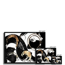 Load image into Gallery viewer, Black Wave Framed Print