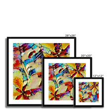 Load image into Gallery viewer, "Tropical Floral III" Framed & Mounted Print