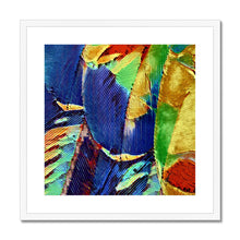 Load image into Gallery viewer, "Painted Feathers" Framed & Mounted Print