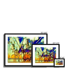 Load image into Gallery viewer, Cypress Sunset Framed &amp; Mounted Print
