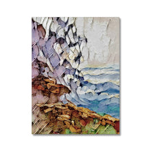 Load image into Gallery viewer, "Wave on Rocks" Canvas