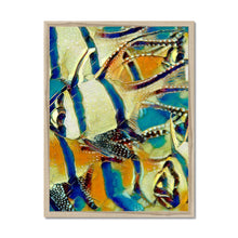 Load image into Gallery viewer, "Golden Fish School II" Framed Print