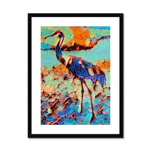 Load image into Gallery viewer, Sandhill Crane Framed & Mounted Print