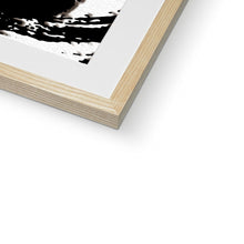 Load image into Gallery viewer, Black Wave Framed & Mounted Print