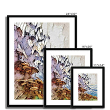 Load image into Gallery viewer, "Wave on Rocks" Framed & Mounted Print