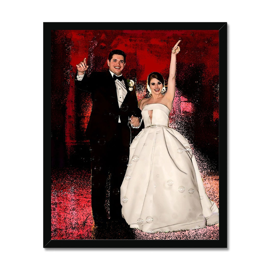 Wedding Project Framed Print (Example)