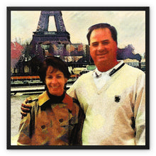 Load image into Gallery viewer, Lee & Elisa Honeymoon Project Framed Canvas