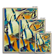 Load image into Gallery viewer, "Golden Fish School II" Framed Print