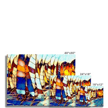Load image into Gallery viewer, "Sails Meeting" Fine Art Print