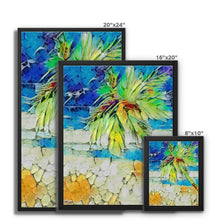 Load image into Gallery viewer, "Palm on Beach IV" Framed Canvas