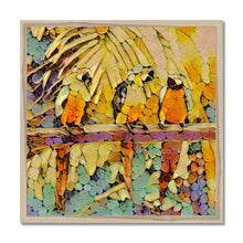 Load image into Gallery viewer, "Parrots Perching III" Framed Print