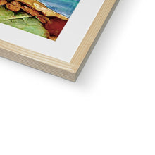 Load image into Gallery viewer, "Wave on Rocks" Framed & Mounted Print