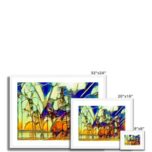 Load image into Gallery viewer, Cypress Sunset Framed & Mounted Print