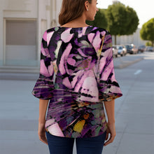 Load image into Gallery viewer, Bayou Tiger - Women&#39;s T-shirt With 3/4 Sleeve
