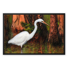 Load image into Gallery viewer, &quot;Cypress Heron&quot; Framed Canvas
