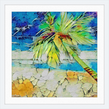 Load image into Gallery viewer, Palm on Beach II (Square Format)
