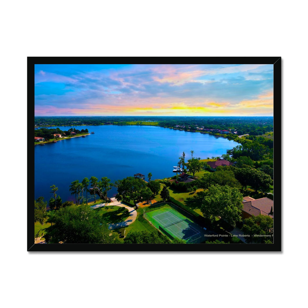 Waterford Pointe - Lake Roberts - Windermere FL Framed Print