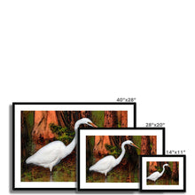 Load image into Gallery viewer, &quot;Cypress Heron&quot; Framed &amp; Mounted Print
