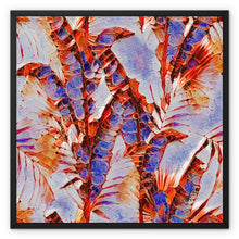 Load image into Gallery viewer, &quot;Blue Ferns&quot; Framed Canvas
