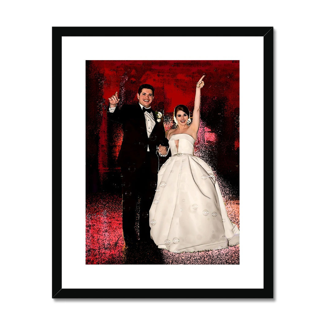 Wedding Project Framed & Mounted Print (Example)