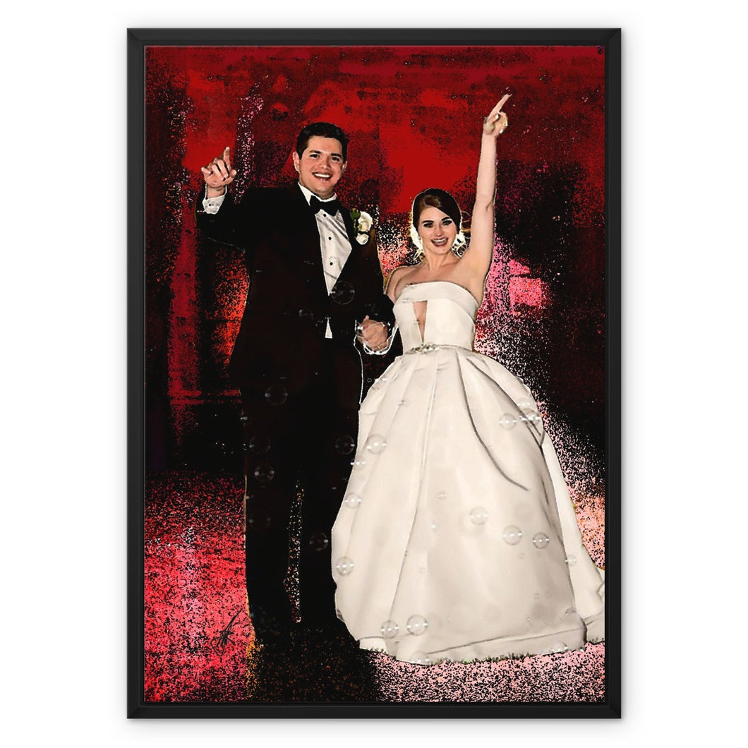 Wedding Project Framed Canvas (Canvas)