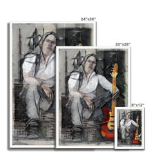 Load image into Gallery viewer, &quot;Maestro&quot; Framed Print  (Custom Person Artwork Example)
