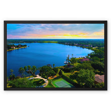 Load image into Gallery viewer, Waterford Pointe - Lake Roberts - Windermere FL Framed Canvas
