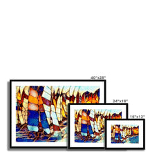 Load image into Gallery viewer, &quot;Sails Meeting&quot; Framed &amp; Mounted Print
