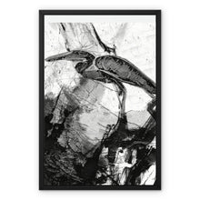 Load image into Gallery viewer, &quot;Bird on Cypress&quot; Framed Canvas
