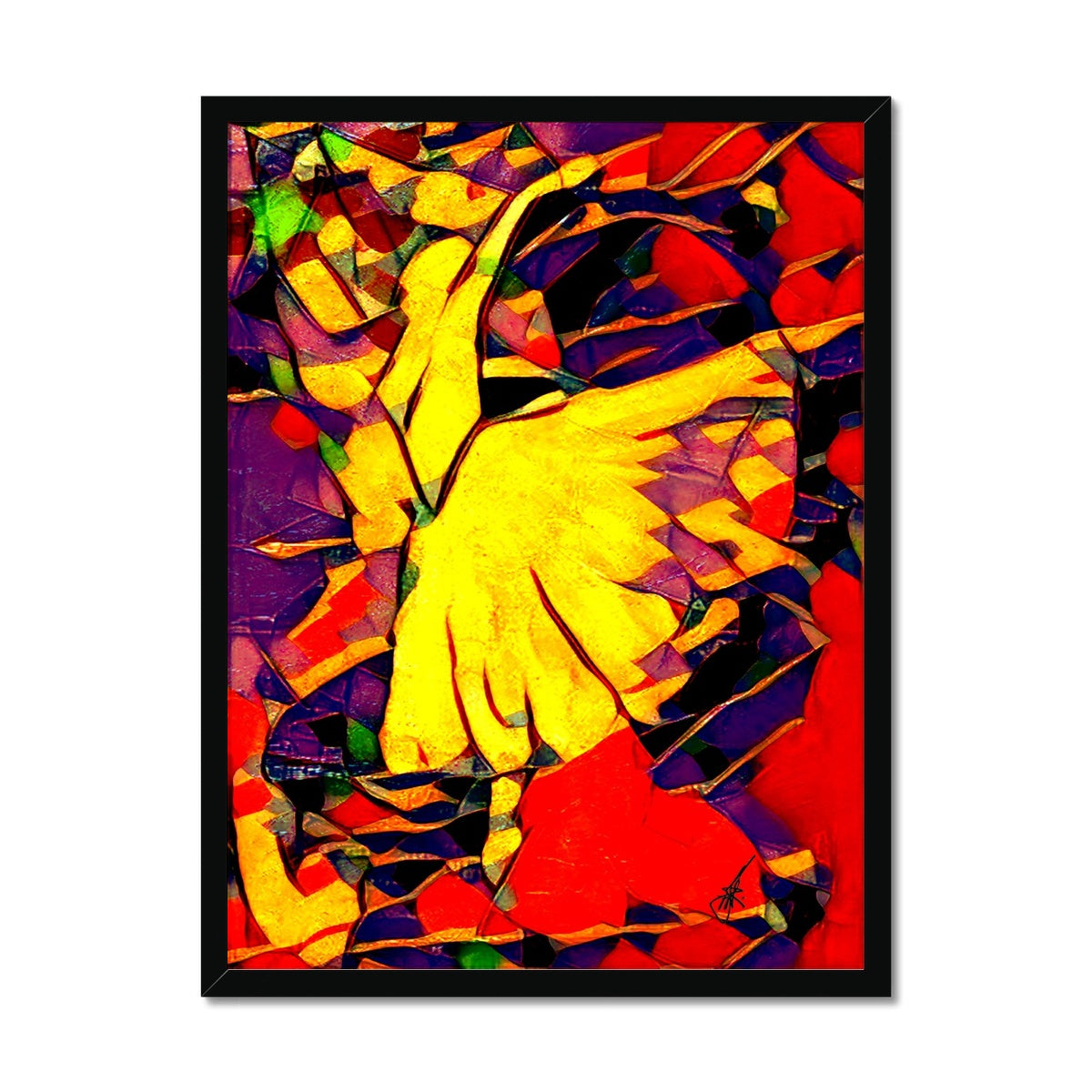 "Dance of Roses" Framed Print