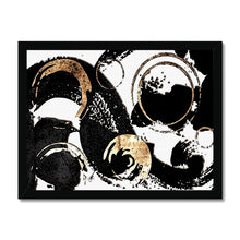 Load image into Gallery viewer, Black Wave Framed Print
