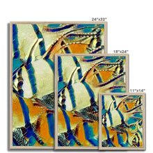 Load image into Gallery viewer, &quot;Golden Fish School II&quot; Framed Print
