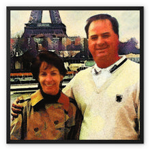 Load image into Gallery viewer, Lee &amp; Elisa Honeymoon Project Framed Canvas
