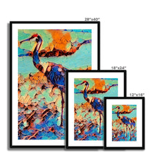Load image into Gallery viewer, Sandhill Crane Framed &amp; Mounted Print
